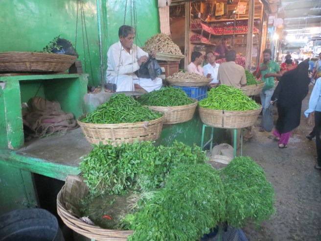 Food markets near the Chor Bazaar